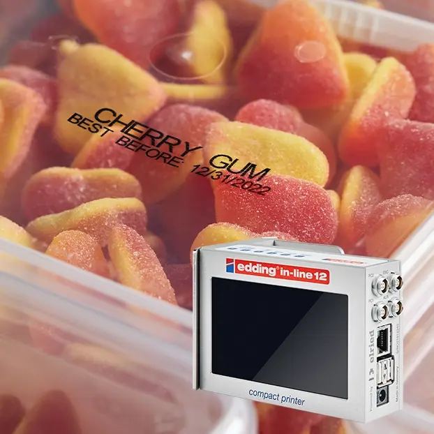 Thermal inkjet printers for food
