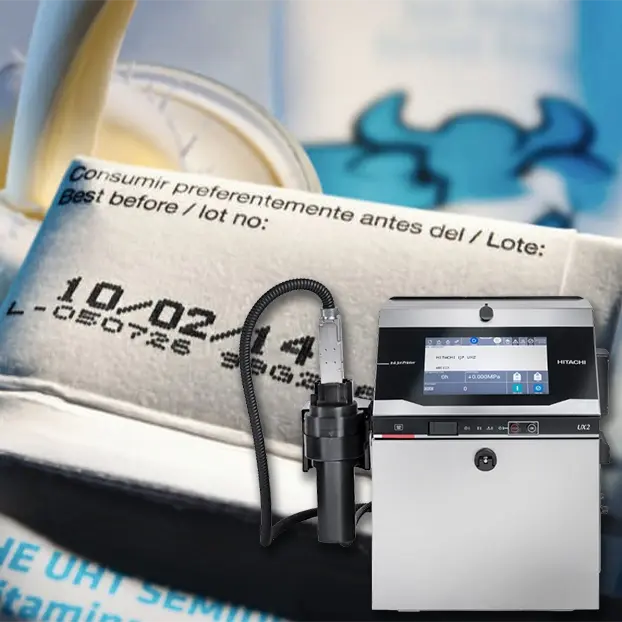 Fully automated Hitachi inkjet machines for dairy