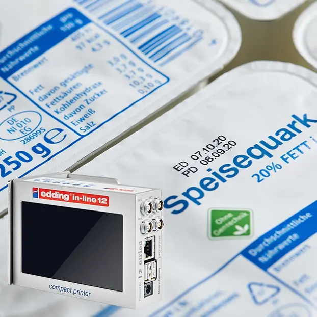 Thermal inkjet printers for dairy