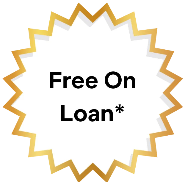 A pricing sticker for a Hitachi continuous inkjet printer free on loan